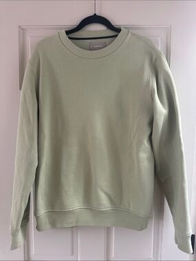 Everlane Men's Crewneck Sweatshirt - Sage Green